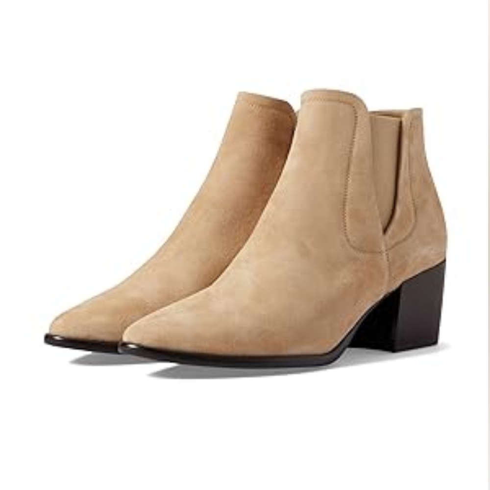 New! 🤎 Vaneli Ilyse Camel Suede 8 M - Picture 5 of 9